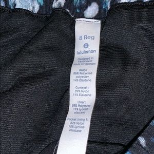 Lululemon shorts size-size 8reg